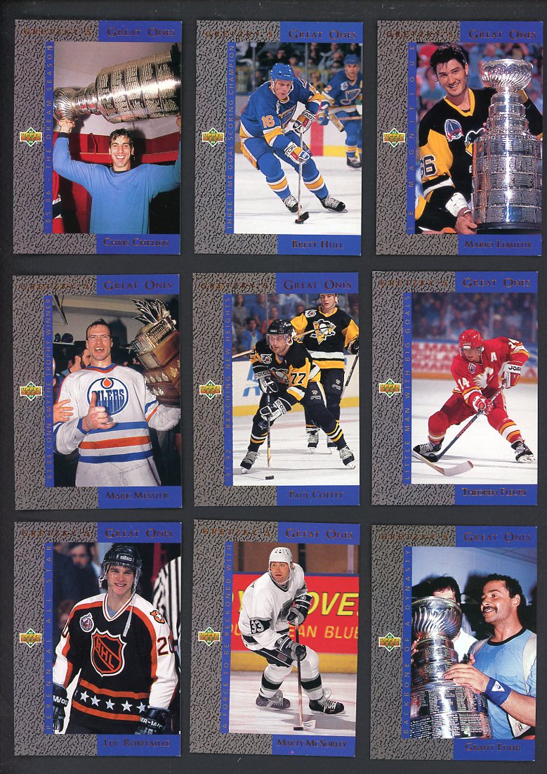 1993 Upper Deck Hockey Great Ones Complete Set 560134