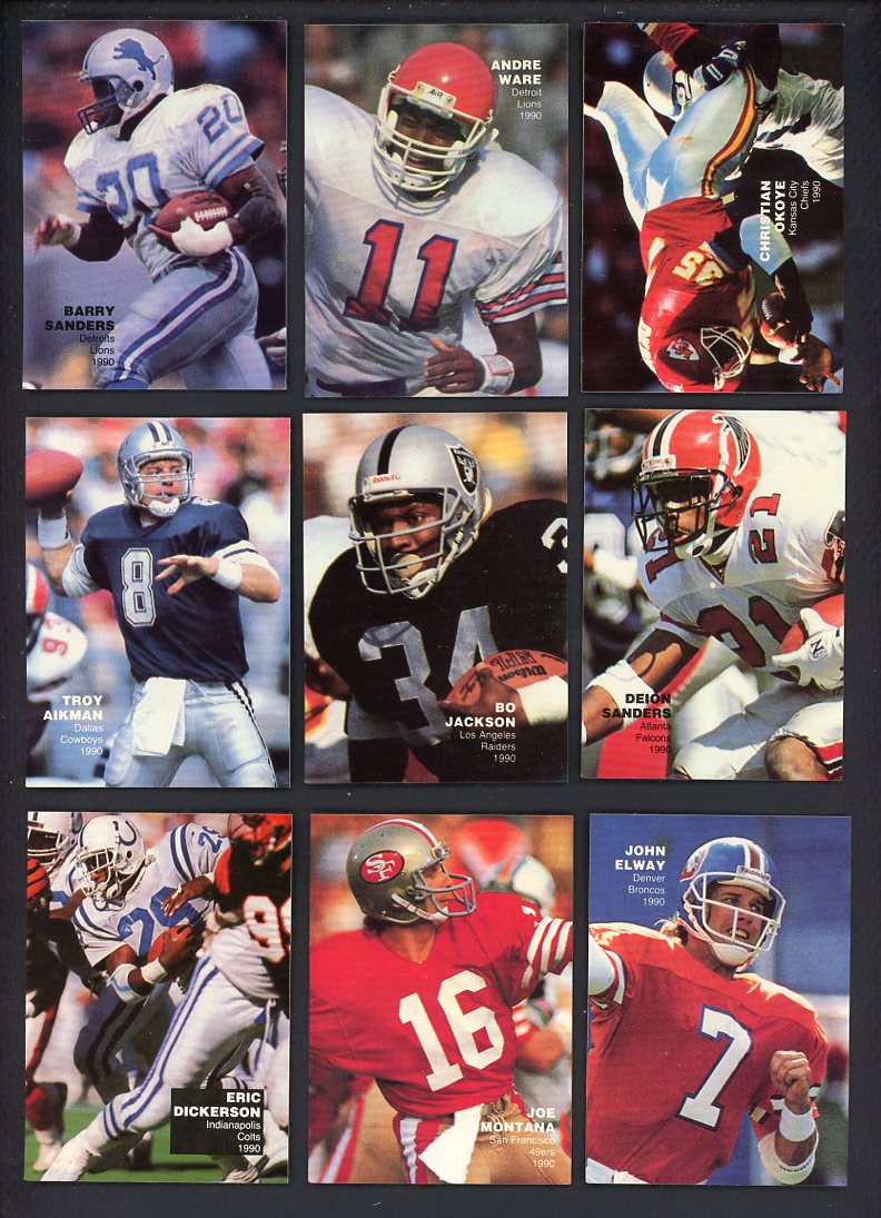 1990 Big League Starz Football Complete Set 560146