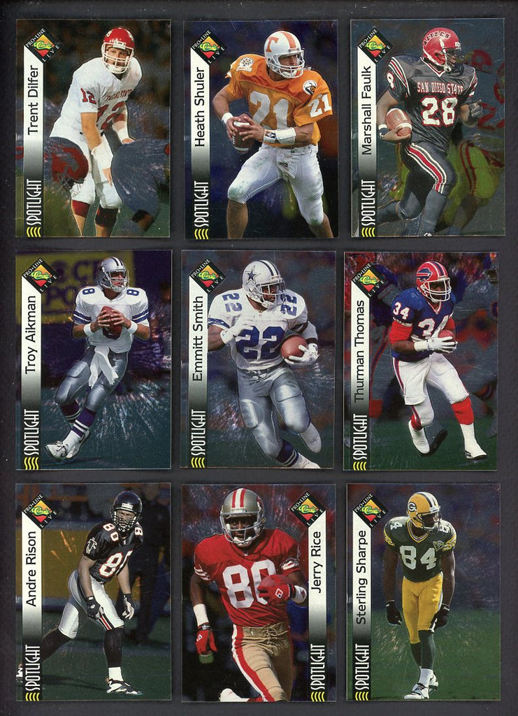 1994 Classic Pro Line Live Football Complete Set 560147