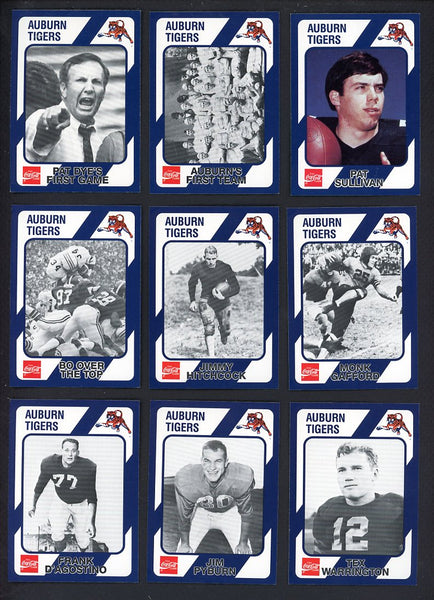 1989 Collegiate Collection Auburn Tigers Complete Set 560149