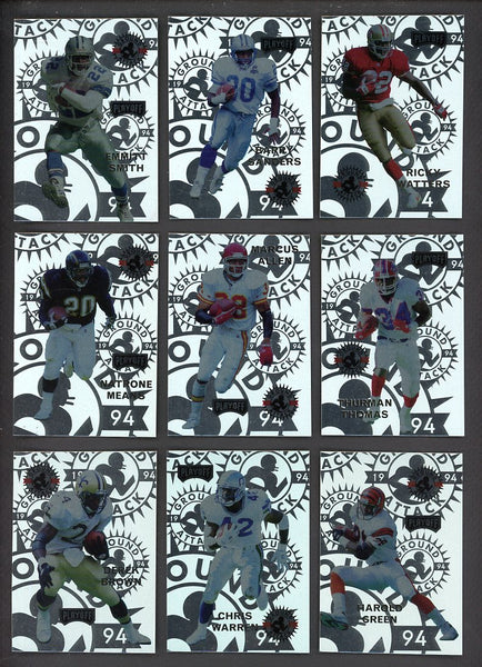 1994 Playoff Football Ground Attack Complete Set 560154