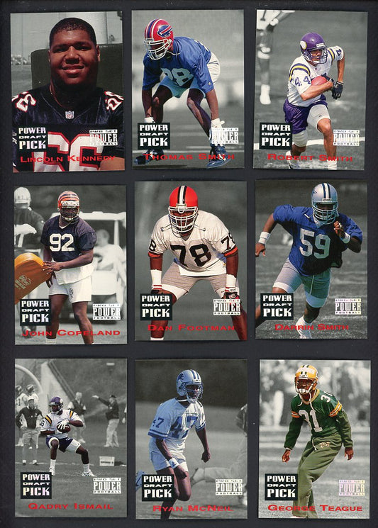 1993 Pro Set Power Football Draft Picks Complete Set 560162