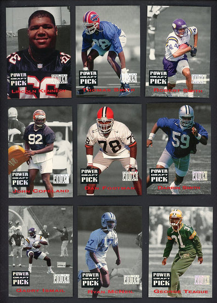 1993 Pro Set Power Football Draft Picks Complete Set 560162