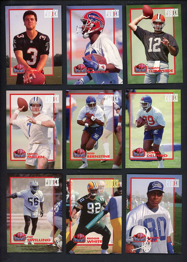 1993 Pro Set Power Football Power Moves I Complete Set 560165