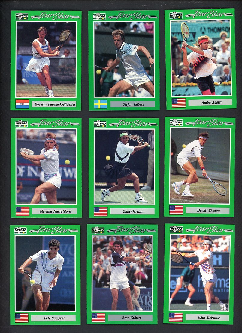 1991 Net Pro Tennis Tour Stars I Complete Set 560177