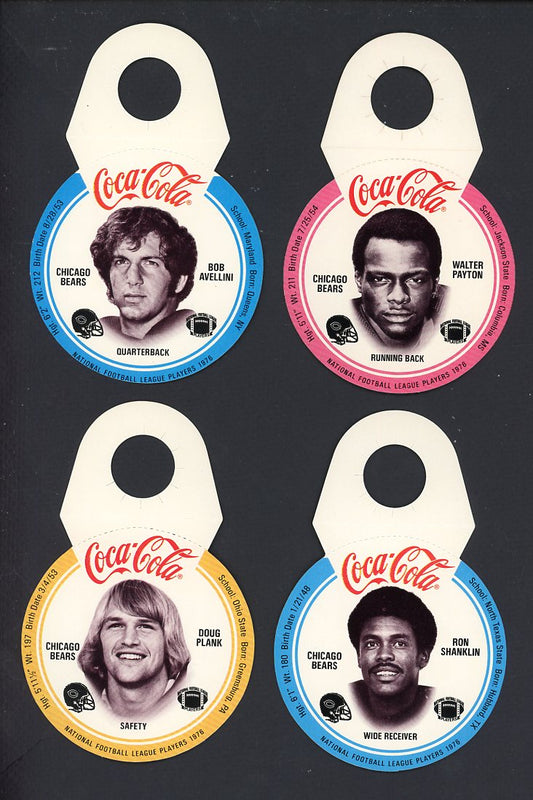 1976 Coca Cola Chicago Bears Discs Complete Set 560211