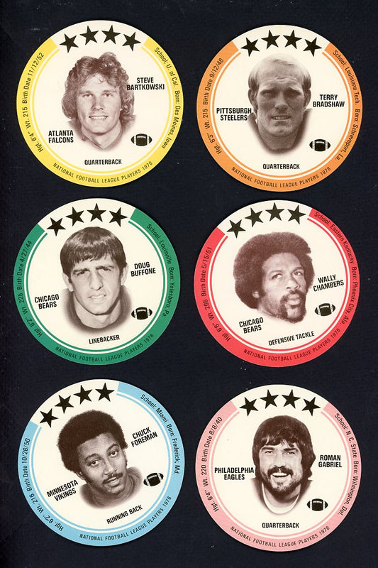 1976 Buckman Football Discs Complete Set 560213