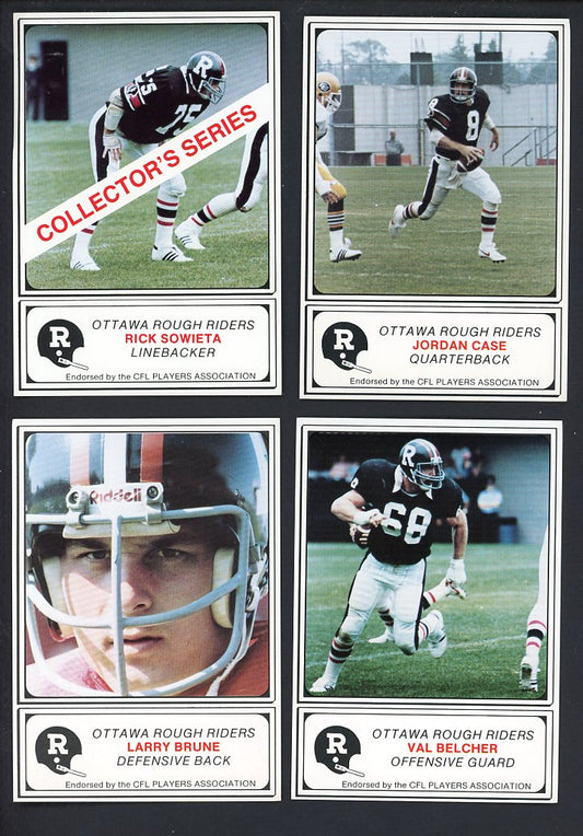 1982 Jogo Ottawa Roughriders Complete Set 560217