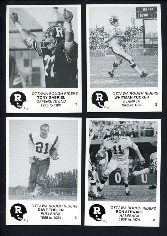 1982 Runge Press Ottawa Roughriders Greats Complete Set 560218