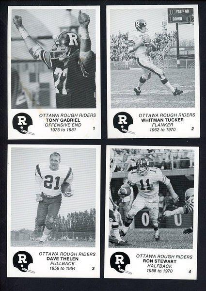 1982 Runge Press Ottawa Roughriders Greats Complete Set 560218