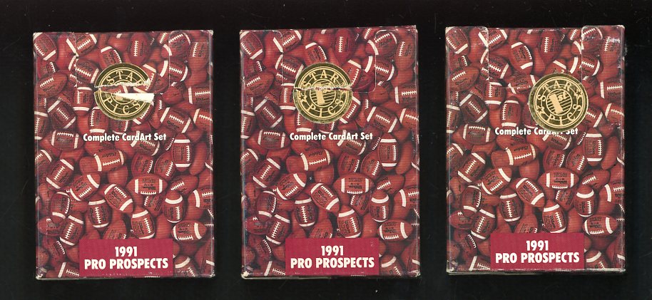 1991 Star Pics Football Complete Set Lot Of 4 560307