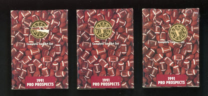 1991 Star Pics Football Complete Set Lot Of 4 560307