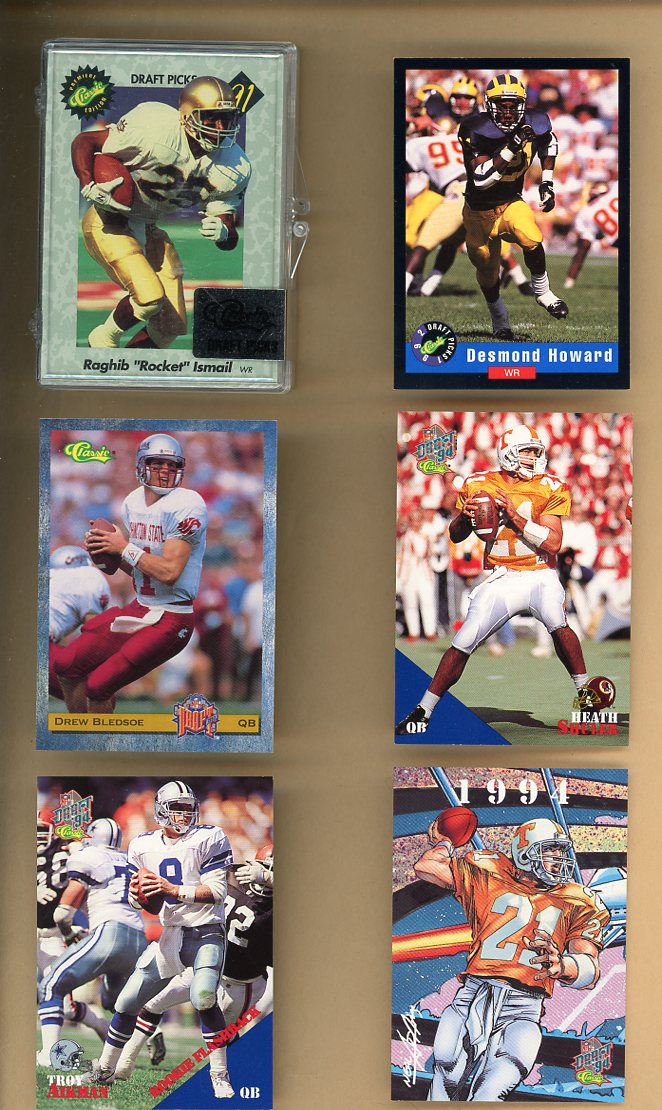 1991-1994 Classic Draft Football Complete Set Lot Of 6 560310