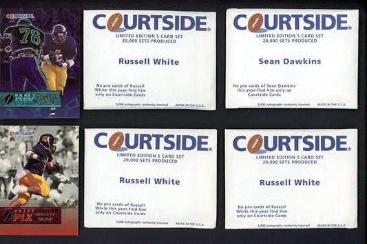 1993 Courtside Football Complete Set Lot Of 5 560312