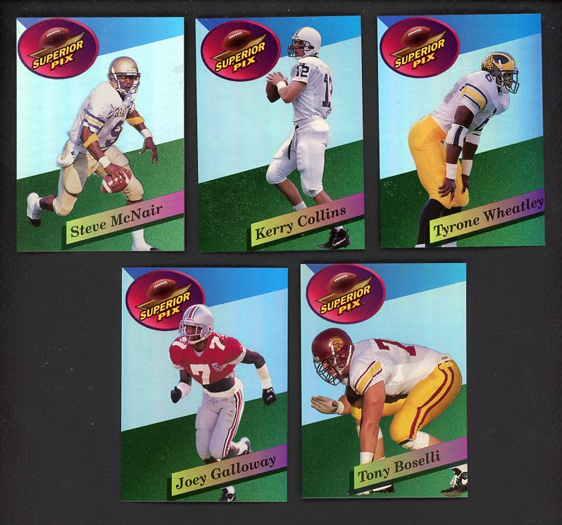 1995 Superior Pix Football Instant Impact Complete Set Lot Of 6 560322
