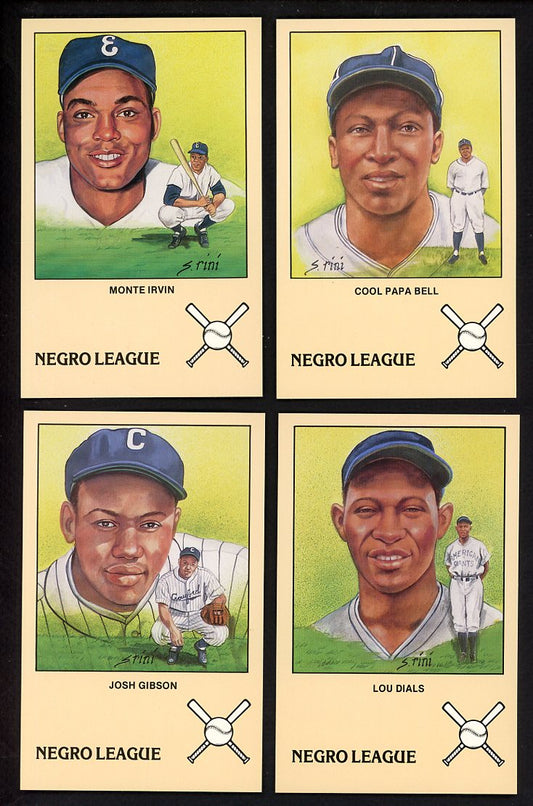 1993 Historic LTD Negro League Postcards Complete Set Lot Of 8 560324