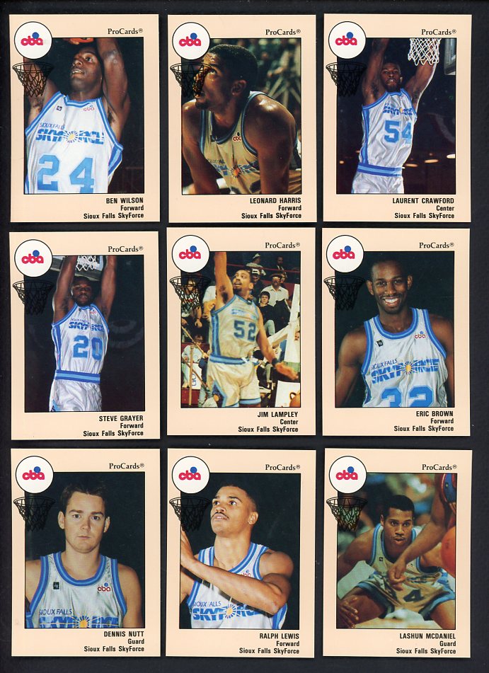 1989 Pro Card CBA Basketball Complete Set 560329