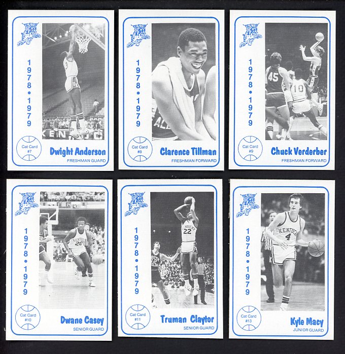 1979 Foodtown University Of Kentucky Basketball Complete Set 560332
