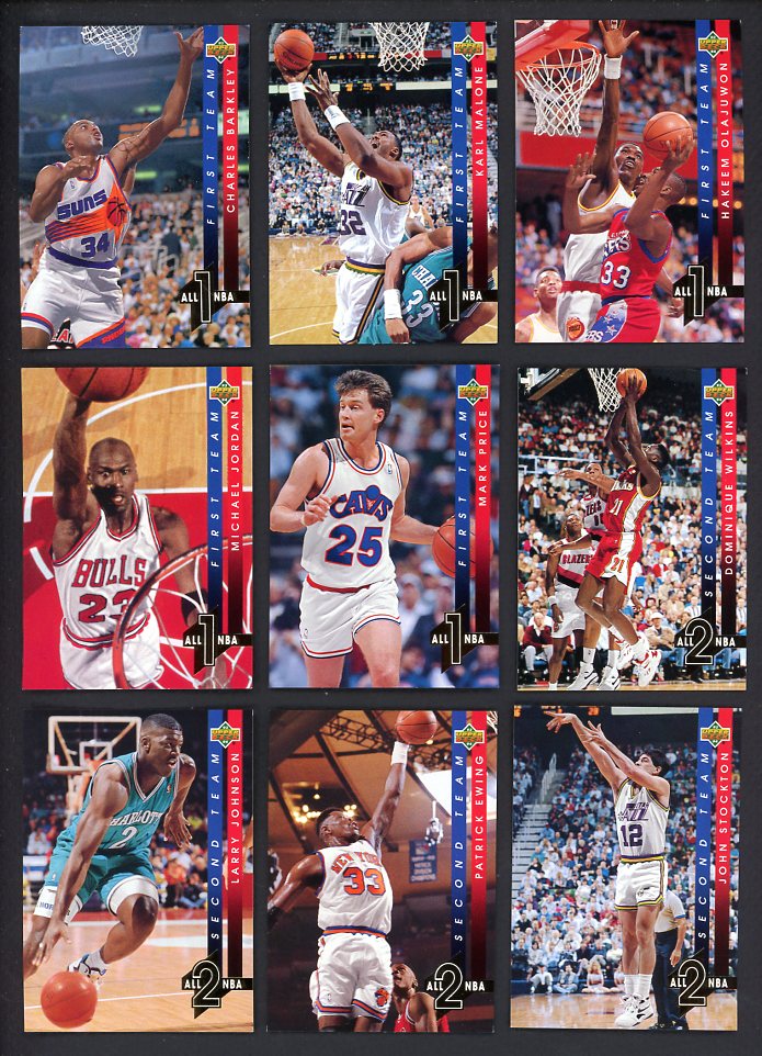 1993 Upper Deck Basketball All NBA Team Complete Set 560345