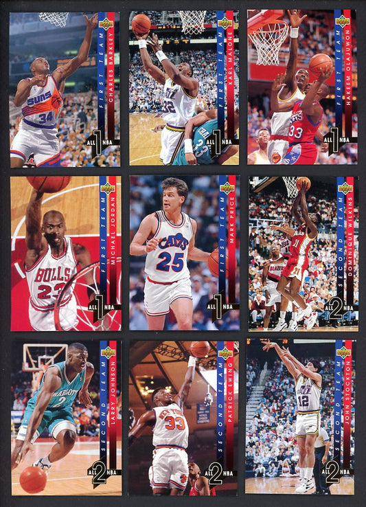 1993 Upper Deck Basketball All NBA Team Complete Set 560345