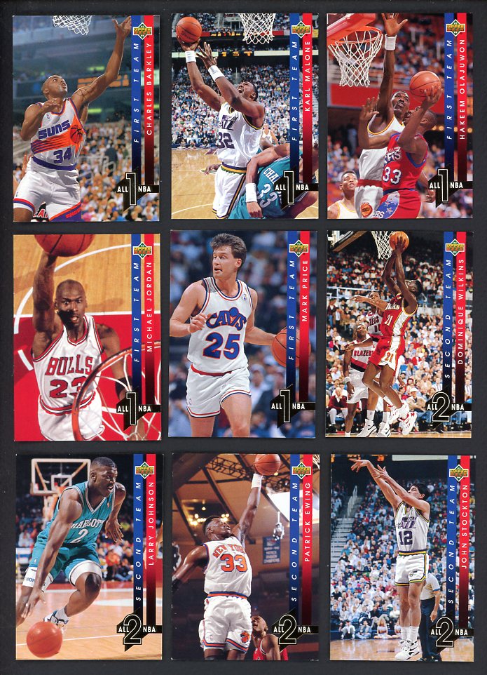 1993 Upper Deck Basketball All NBA Team Complete Set 560346