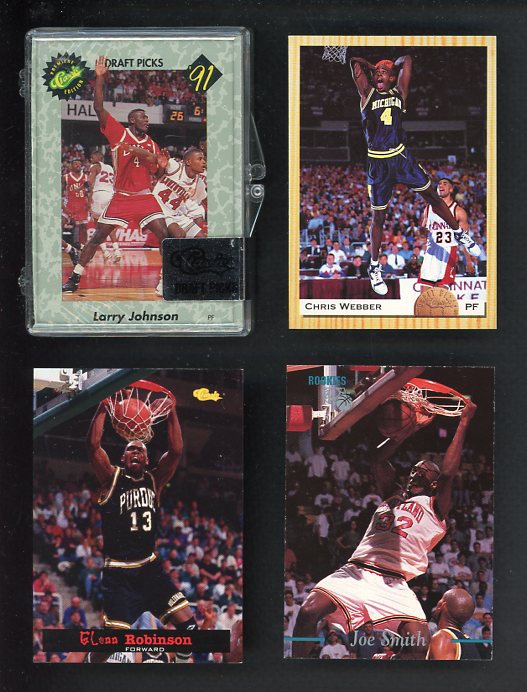 1991-95 Classic Basketball Draft Picks Complete Set Lot Of 5 560363