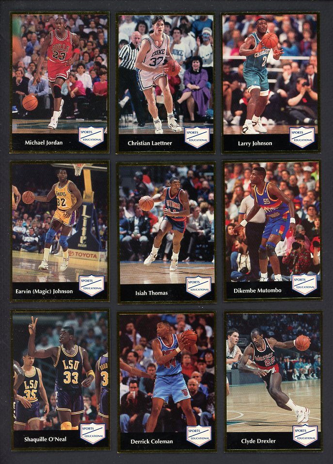 1991 Sports Educational Basketball Complete Set Lot Of 3 560365