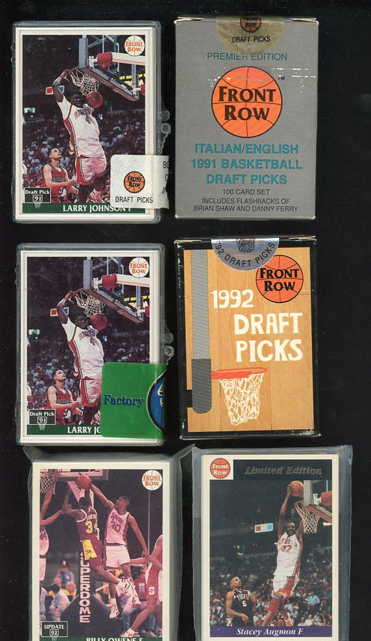 1991 1992 Front Row Basketball Complete Set Lot Of 12 560366