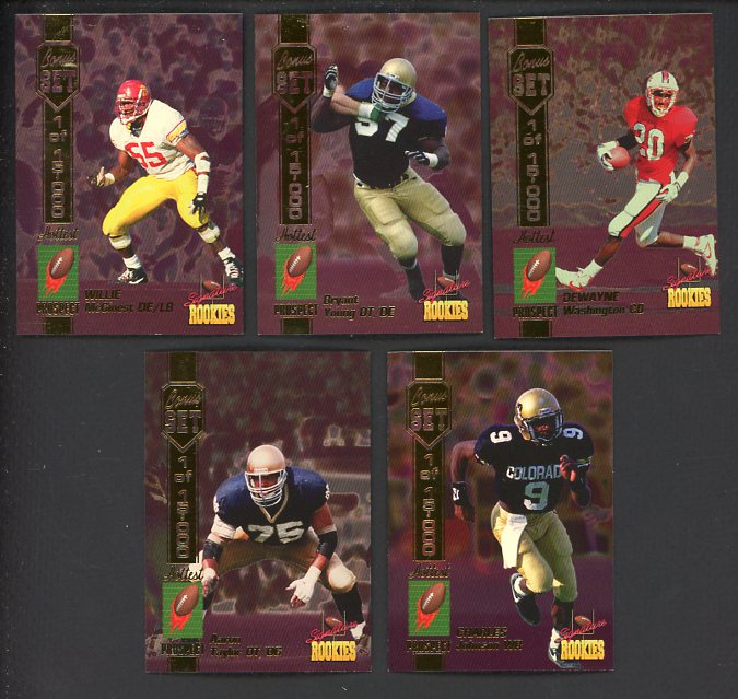 1994 Signature Rookies Football Prospects Complete Set Lot Of 7 560385