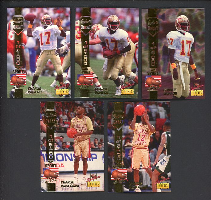 1994 Signature Rookies Charlie Ward Complete Set Lot Of 6 560386