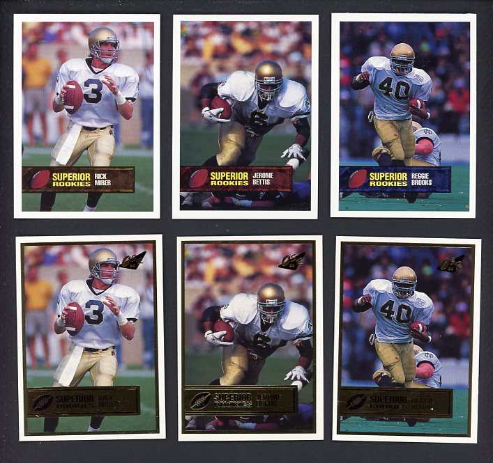 1994 Superior Rookies Football Complete Set Lot Of 3 560394