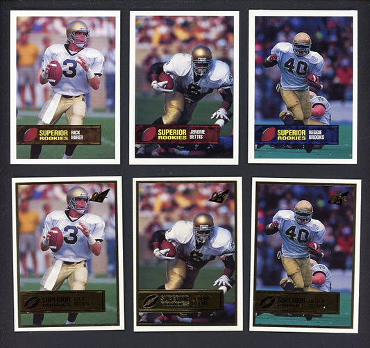 1994 Superior Rookies Football Complete Set Lot Of 3 560394