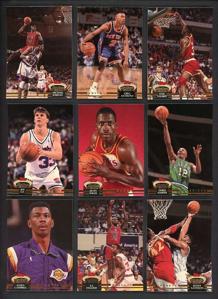 1992 Stadium Club Basketball Complete Set 560409