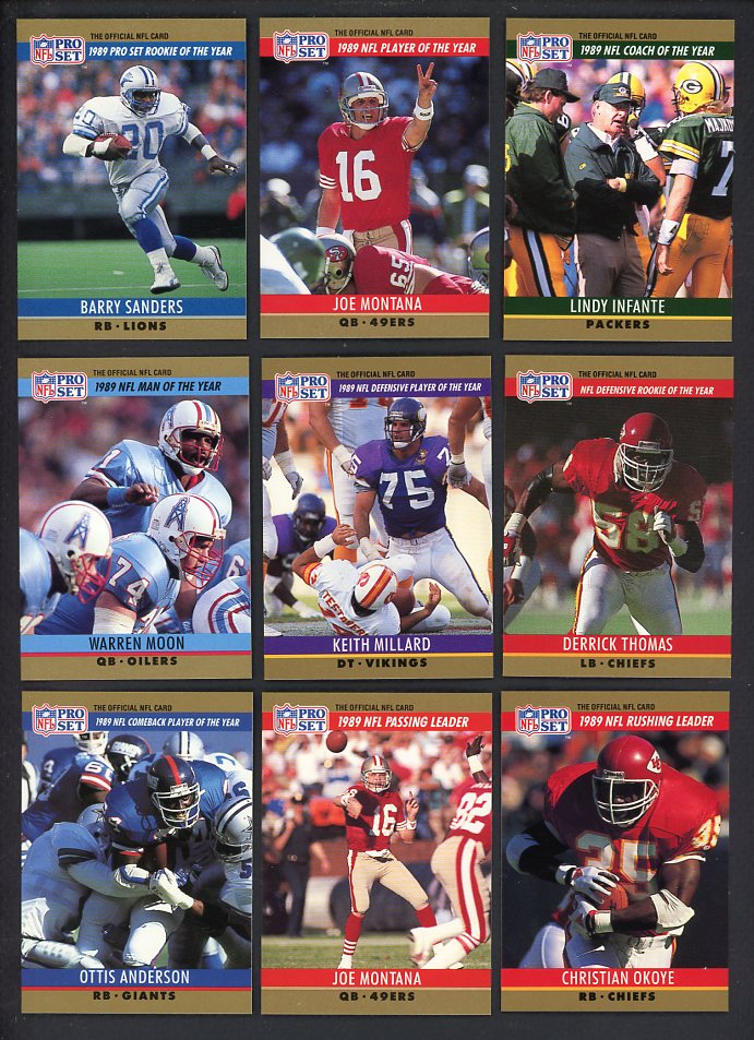 1990 Pro Set Football Complete Set 560415