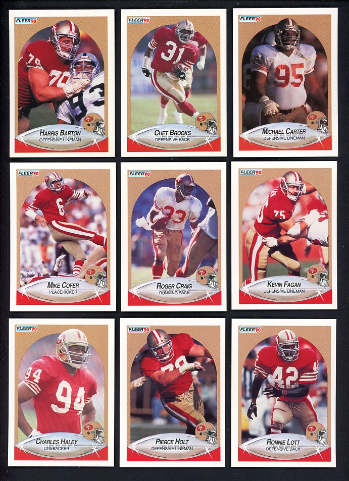 1990 Fleer Football Complete Set 560416