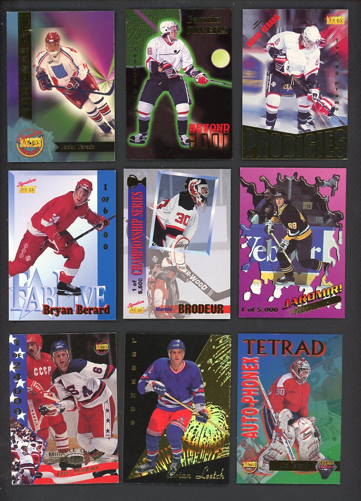 1994 1995 Signature Rookies Hockey Complete Set Lot Of 15 560421