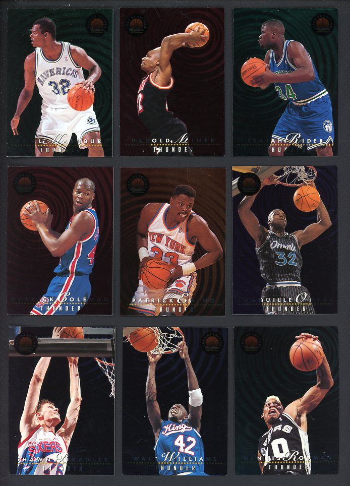 1993 Skybox Basketball Thunder & Lightning Complete Set 560434