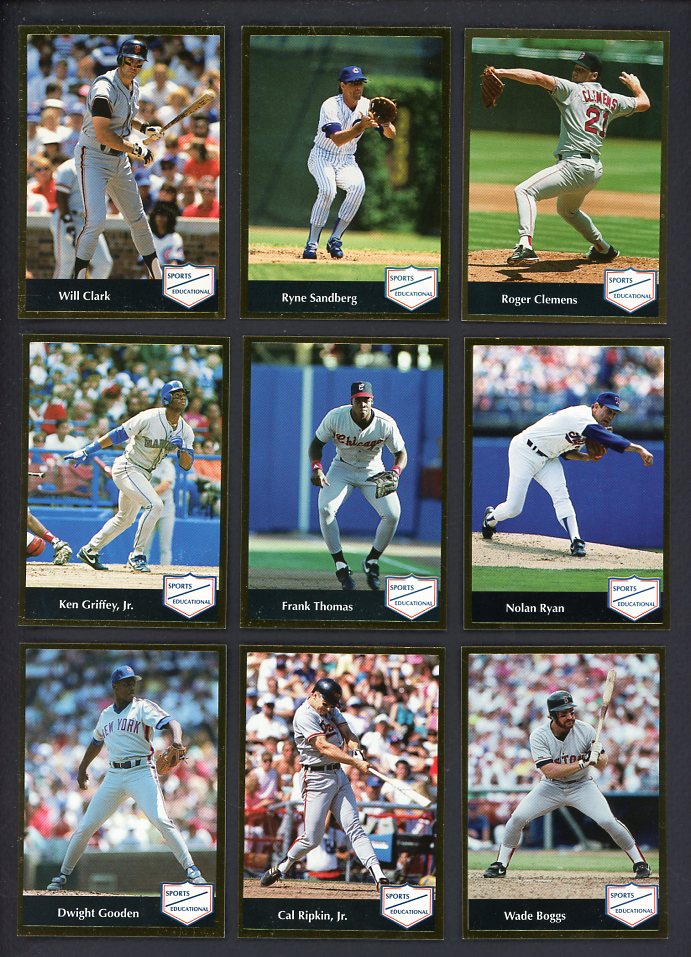1991 Sports Educational Baseball Complete Set Lot Of 6 560443