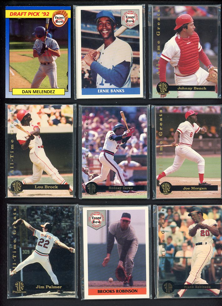 1992-95 Front Row Baseball Complete Set Lot Of 26 560444