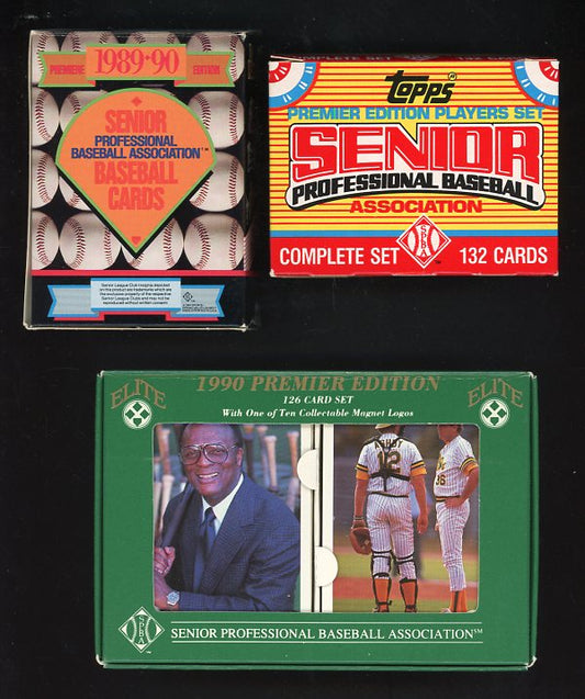 1989 1990 Senior League Baseball Complete Set Lot Of 4 560447