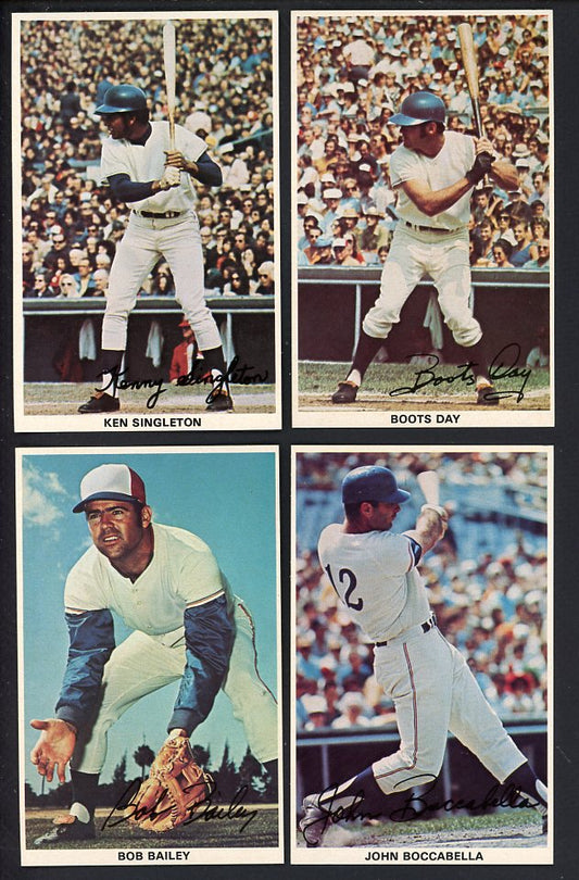 1971 Pro Star Montreal Expos Part Set Lot 10 Diff Singleton Hunt 560452