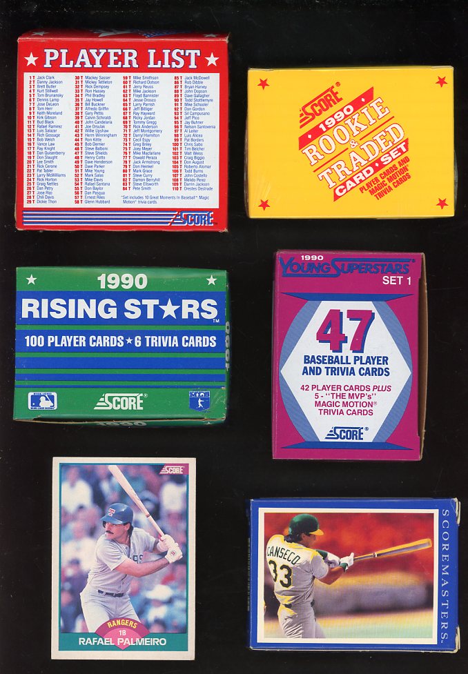 1988-93 Score Baseball Complete Set Lot Of 9 560456