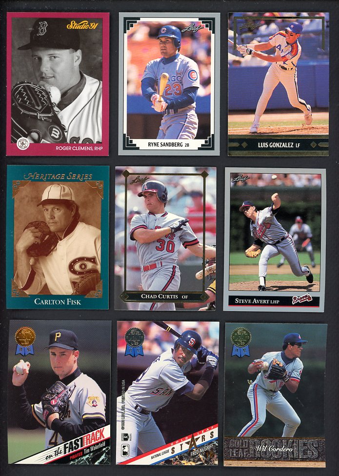 1991-94 Leaf Baseball Complete Set Lot Of 17 560460