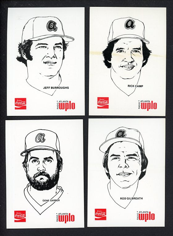 1978 Coca Cola Atlanta Braves Complete Set Murphy Niekro 560463
