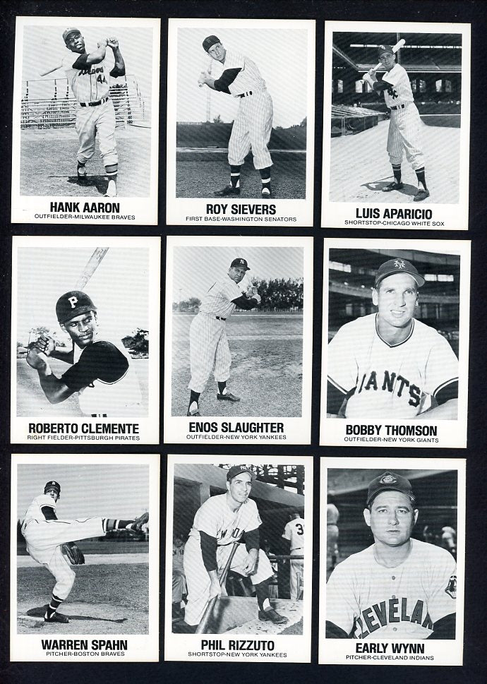 1977 TCMA Renata Galasso Series 1 Complete Set DiMaggio Mantle 560469