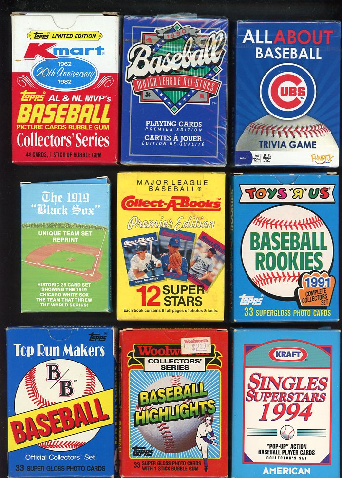 1982-2011 Baseball Complete Set Lot Of 50 Star Mega Card 560477