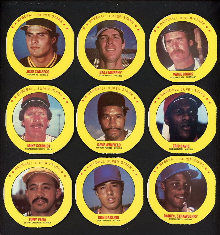 1987 MSA Baseball Super Star Discs Complete Set 560484
