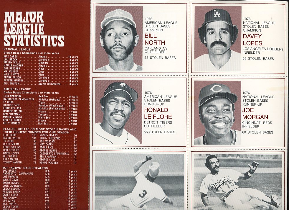 1976 Greyhound Heroes Of The Base Paths Complete Set 560486
