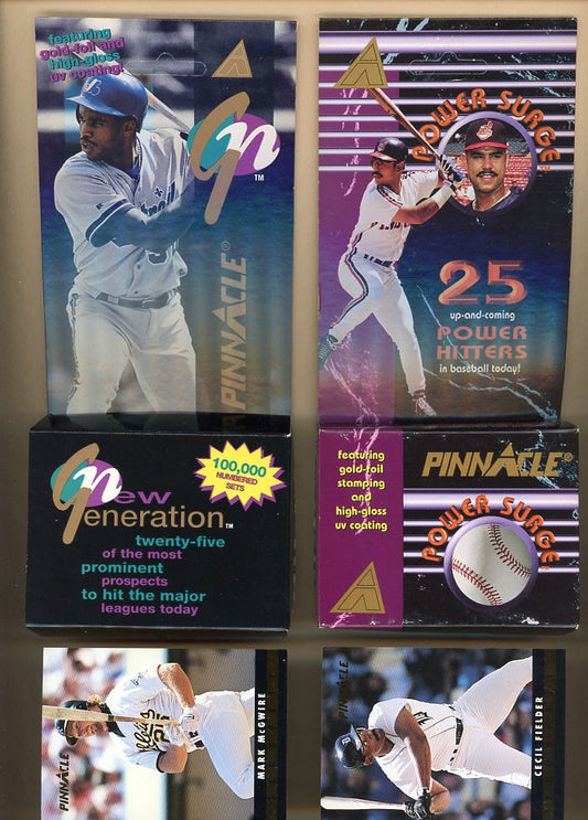 1993-1994 Pinnacle Baseball Complete Set Lot Of 4 560489