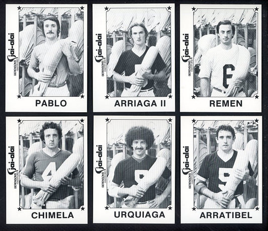 1981 Pepsi Bonanza Hartford Jai Alai Complete Set 560518